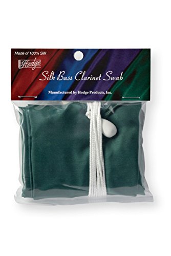 image for Hodge Silk Bass Clarinet Swab - Green