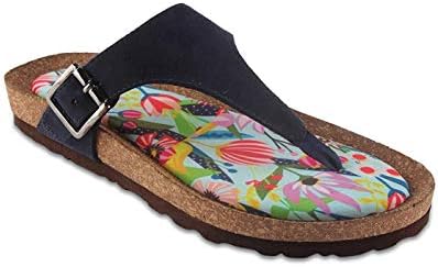 Colour Me Mad Blue Plain, Natural Cork, Washable, All Weather, Vegan, Made in India, PETA Certified, Women Sandals