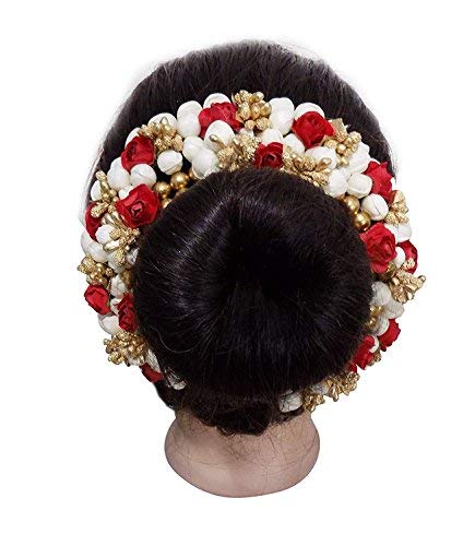 Buy Inaaya Full Hair Bun Decoration Hair Accessories Gajra For
