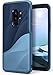 Ringke Wave Compatible with Galaxy S9 Plus Case Dual Layer Heavy Duty 3D Textured Shock Absorbent PC TPU Full Body Drop Resistant Protection Cover for Galaxy S 9 Plus (2018) - Coastal Blue