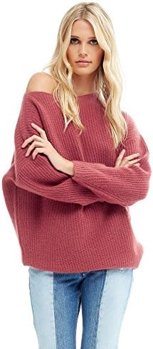 NAKEDCASHMERE Women's Bexley Sweater L Currant