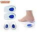Silicone Gel Heel Cups by EHOLIFE- Shoe Inserts for Plantar Fasciitis, Sore Heel Pain, Bone Spur,Achilles Pain - Pad and Shock Absorbing Support (US Men's 10-13)