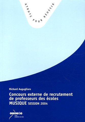 Concours externe de recrutement de professeurs des écoles