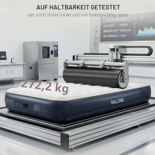 Luftmatratze 2 Personen, Luftmatratze selbstaufblasend mit integrierter Elektrischer Pumpe 191x137x33cm Luftbett Selbstaufblasend in 2 Minuten, Aufblasbare Matratze für Camping & Heimgebrauch