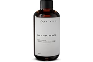 Aromify Diffuser Oil Inspired by Baccarat Rouge, Luxury Hotel Scent for Home, Bathroom, Spa & Office, Essential Oil Blend for Aromatherapy, Amberwood & Cedar, 6.7 FL Oz, 200 mL