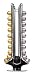 Prepara PIP-N1050B Espresso Carousel for 50 Capsules, Spins 360-degrees, Black