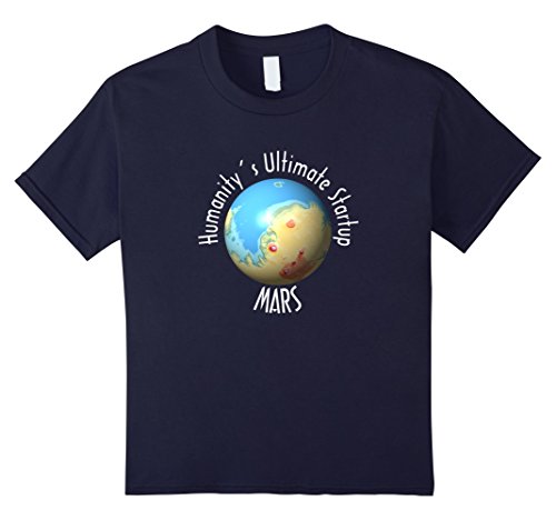 unisex-child Mars Humanity's Newest Startup 6 Navy