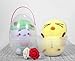 Joyclub 10 Inch Giant Easter Eggs, Plastic Huge, 3 Eggs + 4 Handles