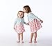 Gerber Baby Girls' 2-Piece Cardigan and Dress Set, Big Hearts, 5T