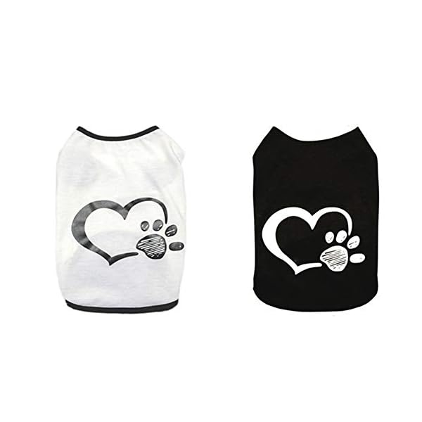 WFWUK Vestiti per Cani Taglia Media Cappottino Cane Estate Abbigliamento Cani Estate Vestiti Carini Vestiti per Cuccioli…