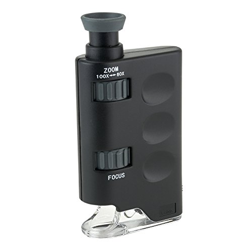 Carson MicroMax 60x-100x LED Lighted Zoom Pocket ...