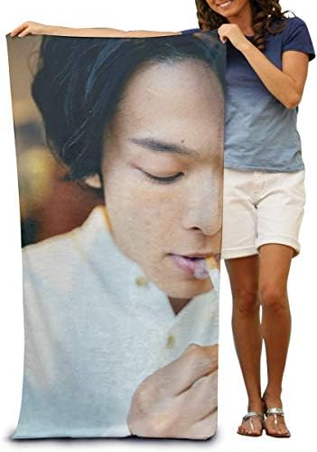 なかむら ともや 中村 倫也 極度の吸収性ビロードのビーチタオル ビーチタオル バスタオル 速乾 大判 プール おしゃれ 海水浴 旅行用タオル 卓出 薄手 軽量 マイクロファイバータオル
