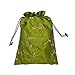 DODOGA 4pcs Embroidered Silk Flower Design Jacquard Travel Bag, Lingerie Bags Underwear Bags Laundry Bags Shoe Bags for Travel Storage for Men Women Washable Cloth Shoe Bags
