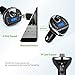 KeeKit Bluetooth FM Transmitter for Car, Wireless FM Radio Adapter Car Kit, Universal Car Charger with Dual USB Charging Ports, Hands-Free Calling, U Disk/TF Card Support, MP3 Music Player