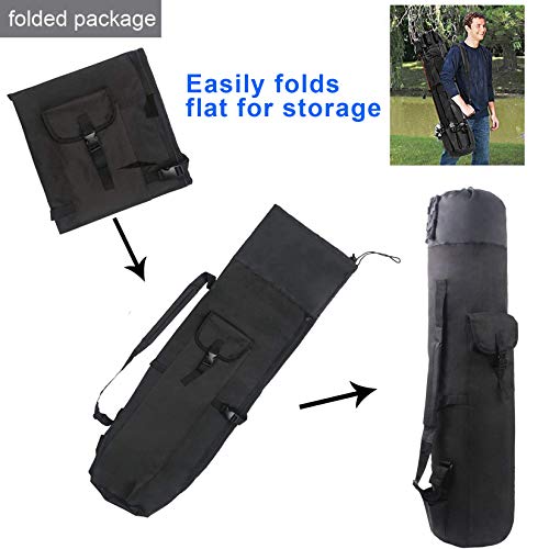 JSHANMEI Angelrutentasche Angelrutenhalter Tragetasche Angelzubehör Hält 5 Stangen Reisekoffer Tasche Wasserdicht… – Bild 4