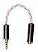 Extreme Audio Premium Gold Plated 2.5mm Balanced Male to 3.5mm Stereo Female Audio Connection Adapter Cable for Astell&Kern AK100II, AK120II, AK240, AK380, AK320, Lotoo Paw 5000, Cayin N5