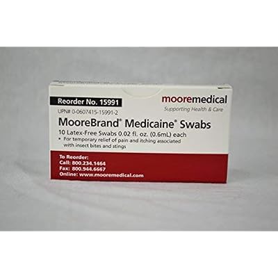 Moore Medical Medicaine Sting Ease Swabs - Pkg of 10