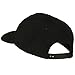 Brushed Cotton Twill High Profile Extra Size Cap - Black (For Big Head)