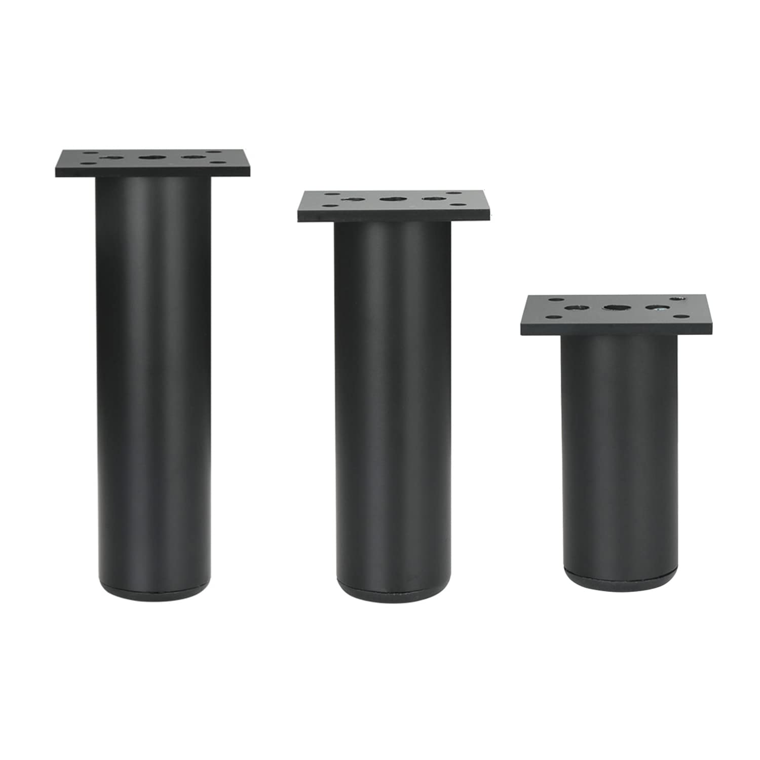 Qrity 150mm Furniture Legs Cabinet Feet Aluminum Alloy Kitchen Feet Sofa Feet Metal Table Legs Furniture Feet Worktop Bar TV Desk Legs, Pack of 4 — image 1