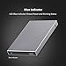 SSK Aluminum USB3.0 to SATA 2.5” External Hard Drive Enclosure Adapter, Ultra Slim Hard Disk Case housing for 2.5 Inch 9.5mm 7mm HDD and SSD, UASP SATA III Supported