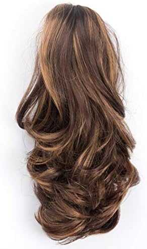 14" & 110g 27 Colors Hair Piece Ponytail Extension Long & Voluminous Curled Wavy Heat-Resisting Div. Colours 22TH9
