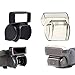 Fstop Labs Lens Cap Hood for DJI Spark Gimbal Sun Shade Camera Cover Protector Guard Protective Bubble Accessory Bundle Combo (2 Pack)