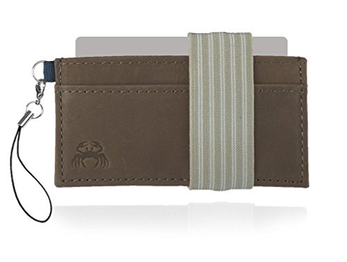 Crabby wallet - thin minimalist front pocket wallet - l…