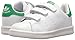 adidas Originals Boys' Stan Smith CF C Sneaker, White/White/Green, 11 Medium US Little Kid