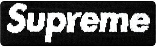 StreetWare Supreme Headband (Unisex) Moisture Absorbent Organic Cotton (Black)