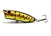 Hengjia 5pcs/lot top water popper plastic fishing lures wobble bass crank fishing baits tackles 6.5cm 13g