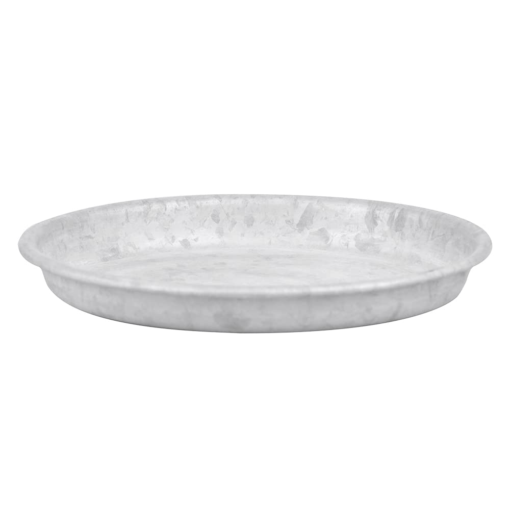 Fallen Fruits OZ54 Old Zinc Saucer for 12 cm Pot, 1.2 cm*9.7 cm*9.7 cm