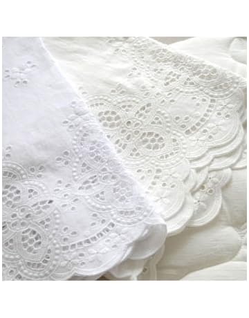 Broderie Anglaise algodón ojal encaje tela 136 cm – por el patio yh1519