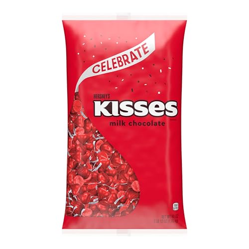 HERSHEY’S KISSES MILK CHOCOLATE CANDY BULK BAG, 60 OZ