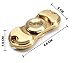 ChillPro Fidget Spinner - Spinner Fidget Toy for Anxiety and ADHD - Premium Quality EDC Focus Toy for Kids & Adults - Best Stress Reducer, Giving Up Smoking Boredom and Relaxation Toy (Gold)