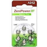 ZeniPower Mercury Free 1.4 Volt Zinc Air Hearing Aid Batteries (120 batteries)