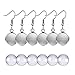 DROLE 30 Sets (15 Pairs) 12mm Earring Wire Hooks Cabochon Settings-30Pcs Earring Wire Hooks with 30Pcs 12mm Glass Cabochons for Jewelry Making DIY Crafts