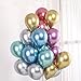 HoveBeaty Gold Balloons Chrome Shiny Metallic Latex 12 Inch Thicken Balloons 50 Pack for Wedding Party Baby Shower Christmas Birthday Carnival Party Decoration Supplies