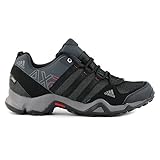 adidas Outdoor Men's Ax2 Gore-Tex Hiking Shoe, Dark Shale/Black/Light Scarlet, 9.5 M US