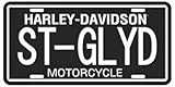 Harley-Davidson ST-GLYD Front Liense Plate Metal Stamped, Street Glide CG2025