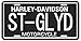 Harley-Davidson ST-GLYD Front Liense Plate Metal Stamped, Street Glide CG2025