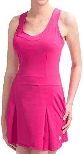 Pleated Tennis Dress - Built-in Sports Bra, Racerback, Sleeveless (x-small)