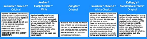 image for Kellogg's Cheez-It Variety Pack, Original and White Cheddar Cheese Cra