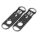 2pcs Black Stainless Steel Dual Blade V-Cut and Regular Circle Cigar Cutter