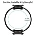 Pilates FITKIT Magic Circle Ring 14 Inch - Total Body Weight Loss Resistance Training Workout, Heavy Duty Foam Dual Grip Handles - Workout Book, Resistance Band and Carry Bag