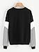 ROMWE Women's Chevron Striped Print Sweatshirt Long Sleeve Color Block Top Sweater