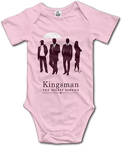 Unisex Kingsman The Secret Service Movie Art Baby Onesie Short Sleeve