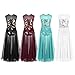 CHICTRY Girl's Lyrical Dress Floral Sequins Leotard with Long Mesh Overlay Skirts Dance Costumes
