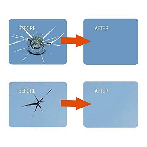 Automotive Glass Nano Repair Fluid - Windshield Cracked Repair Kit, Auto Windshield Crack Chip Repair Resin Car Scratch Quick Remover (1 x Repair Fluid 5 x Cure Strips 1 x Scraper) - Thumbnail 4