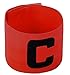 Zaptex Football Soccer Elastic Captain Armband Basketball Adjustable Player Bands (E)