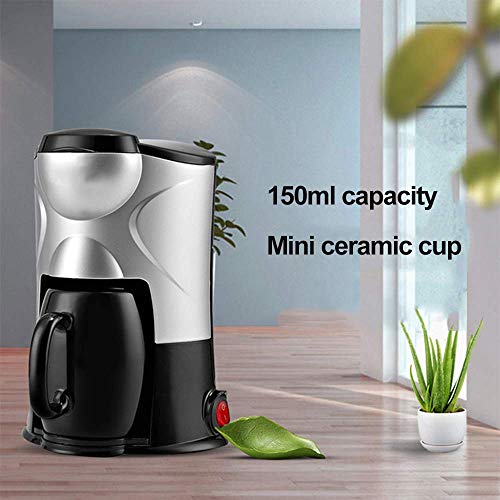Filterkaffeemaschine, 0,15 Liter, wiederverwendbarer, waschbarer Filter, Warmhalten, Tropfschutzfunktion für zu Hause… – Bild 3